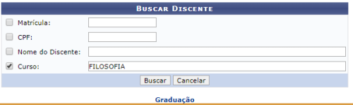 Buscar Discente